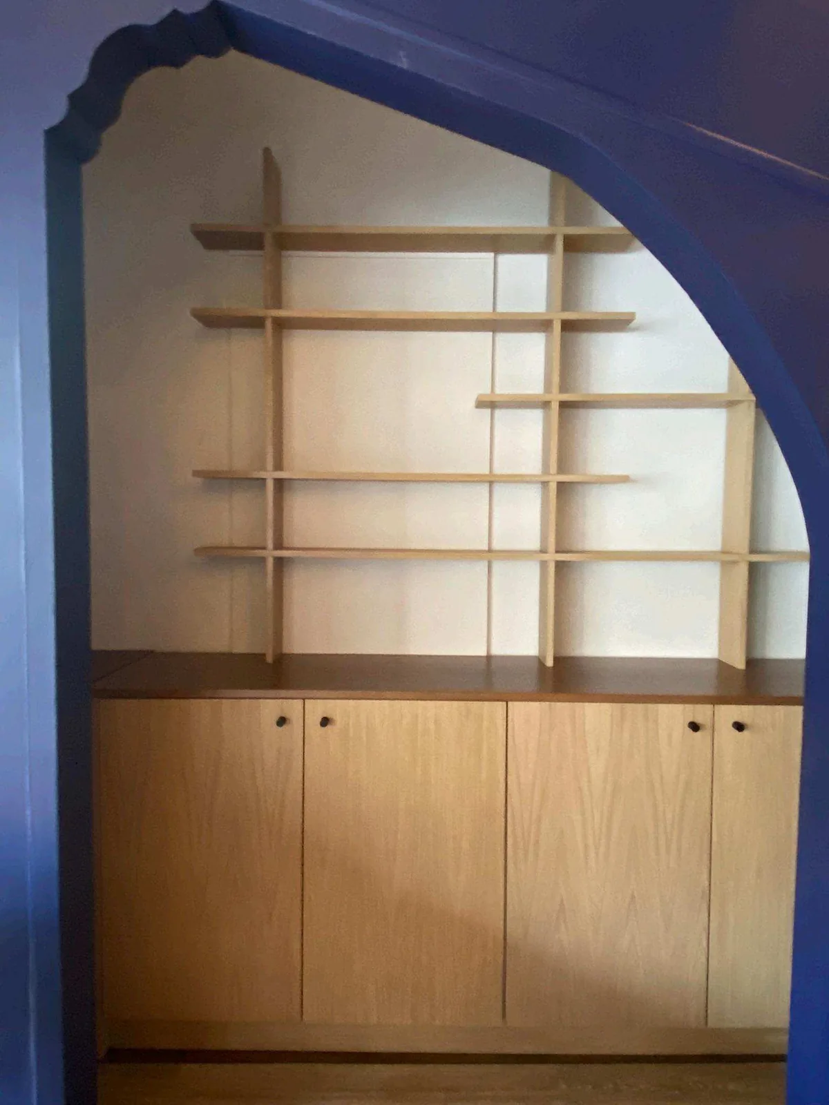Bibliothèque en chêne sur mesure